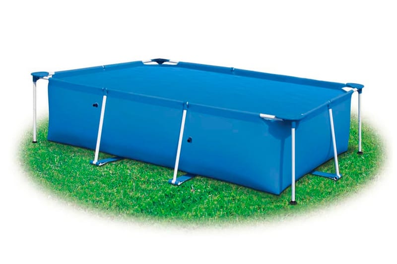 rektangulært poolovertræk 600x400 cm PE blå - Blå - Øvrigt pooltilbehør - Poolovertræk & poolcover