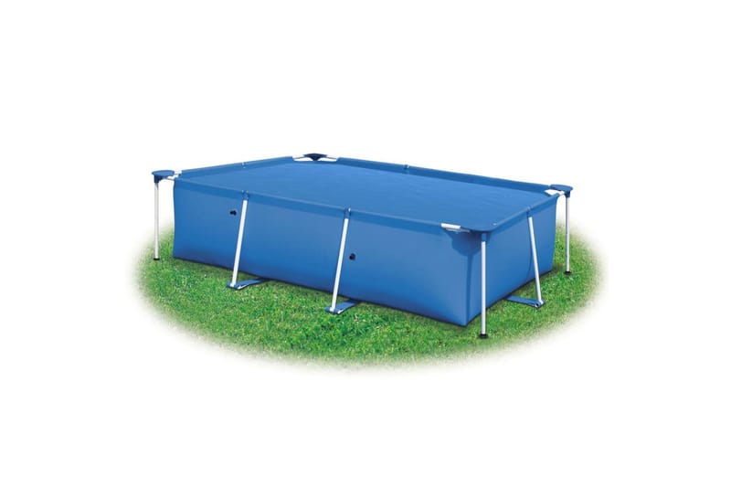 Rektangulært Poolovertræk 450 X 220 Cm Pe Blå - Blå - Øvrigt pooltilbehør - Poolovertræk & poolcover