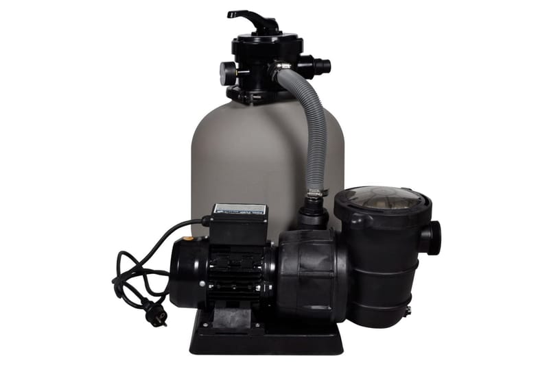 Sandfilterpumper 2 Stk. 600 W 17000 L/T - Grå - Have - Udendørsbad - Pooltilbehør - Øvrigt pooltilbehør