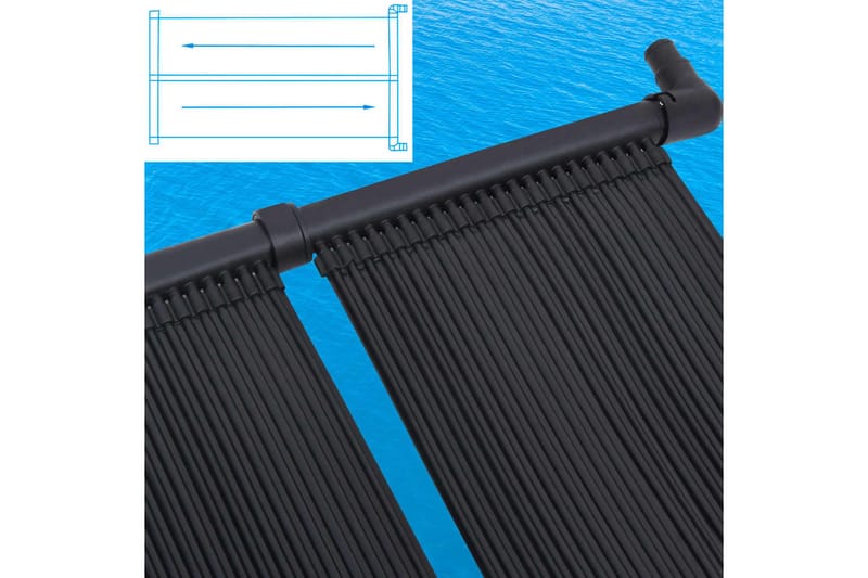 soldrevne varmepaneler til pool 4 stk. 80x310 cm - Have - Udendørsbad - Pooltilbehør - Øvrigt pooltilbehør