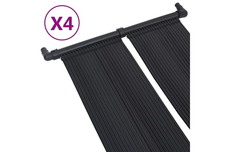 soldrevne varmepaneler til pool 4 stk. 80x310 cm - Have - Udendørsbad - Pooltilbehør - Øvrigt pooltilbehør