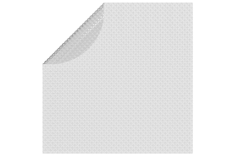 flydende solopvarmet poolovertræk 417 cm PE grå - Grå - Pool tæppe og liner