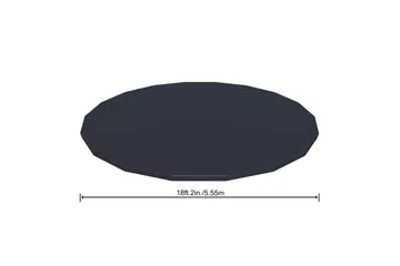 Pooldække Planet Pool Fast Set Ø 5,5 m - Ø 5,5 m - Have - Udendørsbad - Pooltilbehør - Poolbeskyttelse - Poolovertræk & poolcover