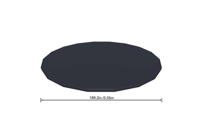 Pooldække Planet Pool Fast Set Ø 5,5 m - Ø 5,5 m - Have - Udendørsbad - Pooltilbehør - Poolbeskyttelse - Poolovertræk & poolcover