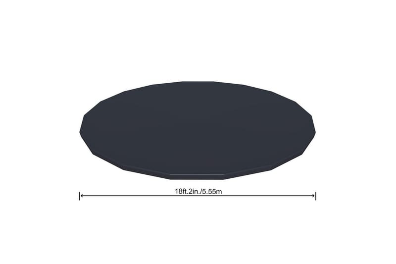 Pooldække Planet Pool Fast Set Ø 5,5 m - Ø 5,5 m - Have - Udendørsbad - Pooltilbehør - Poolbeskyttelse - Poolovertræk & poolcover