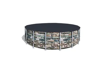Pooldække Planet Pool Fast Set Ø 5,5 m - Ø 5,5 m - Have - Udendørsbad - Pooltilbehør - Poolbeskyttelse - Poolovertræk & poolcover