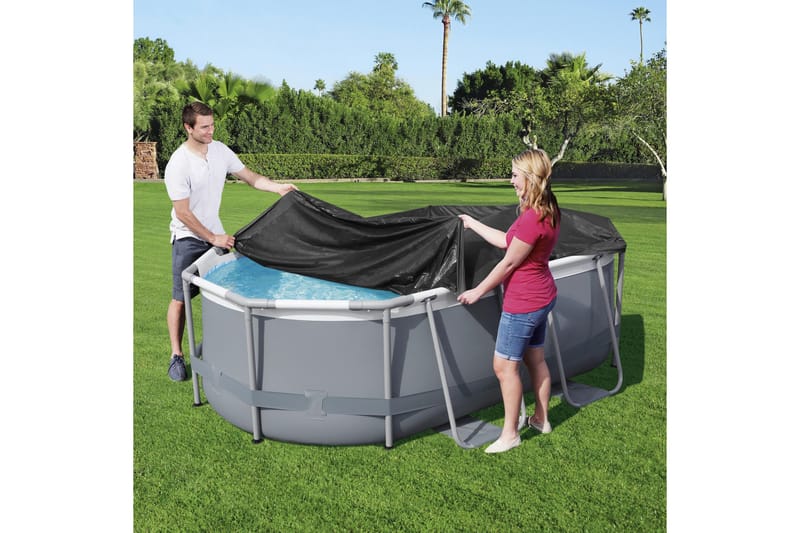 Poolovertræk Flowclear™ 3,05x2m Sort - Bestway - Have - Udendørsbad - Pooltilbehør - Poolbeskyttelse - Poolovertræk & poolcover