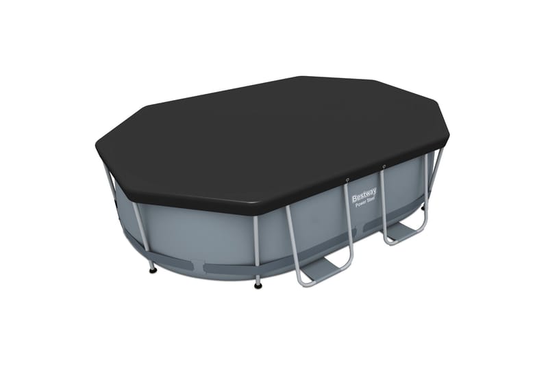 Poolovertræk Flowclear™ 3,05x2m Sort, Bestway