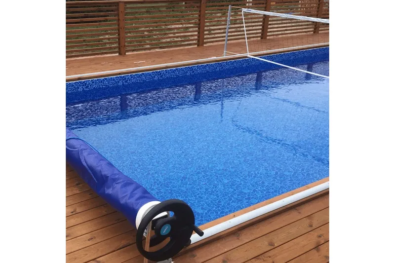 Poolliner Planet Pool Tradition Rektangulær 1,5m Dyb 8 x 8, Carrara, 8 x 8, Carrara