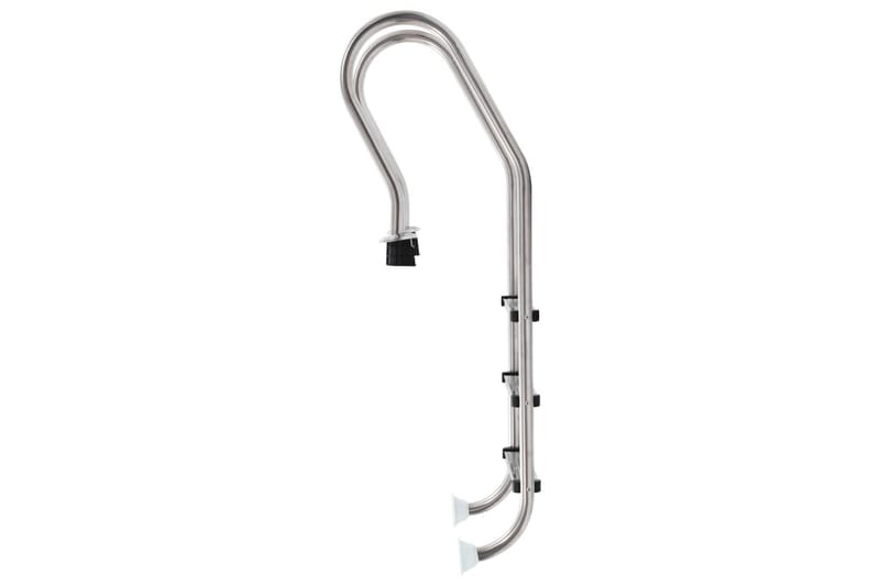 Poolstige 3 Trin Rustfrit Stål 120 Cm - Sølv - Have - Udendørsbad - Pooltilbehør - Poolstige