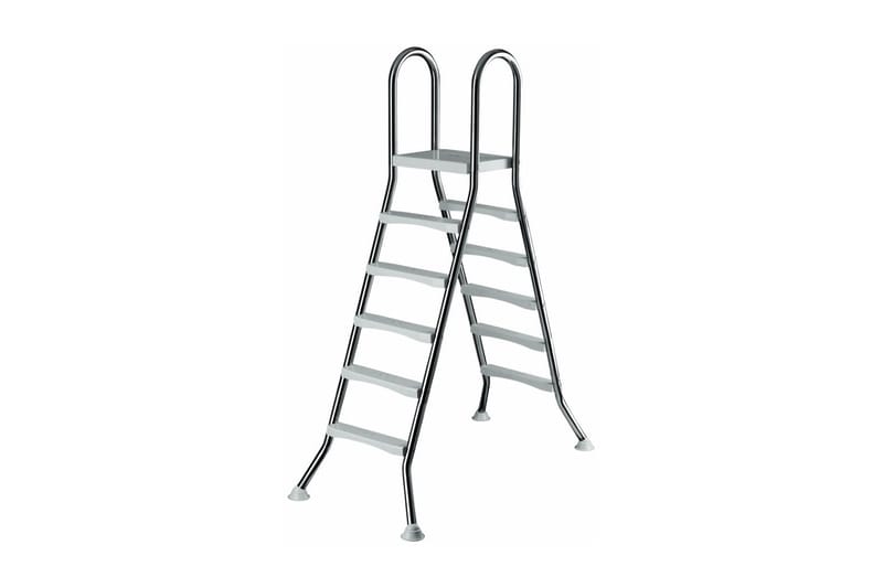Rustfri Stige Fritstående pool, 2 x 5 trin