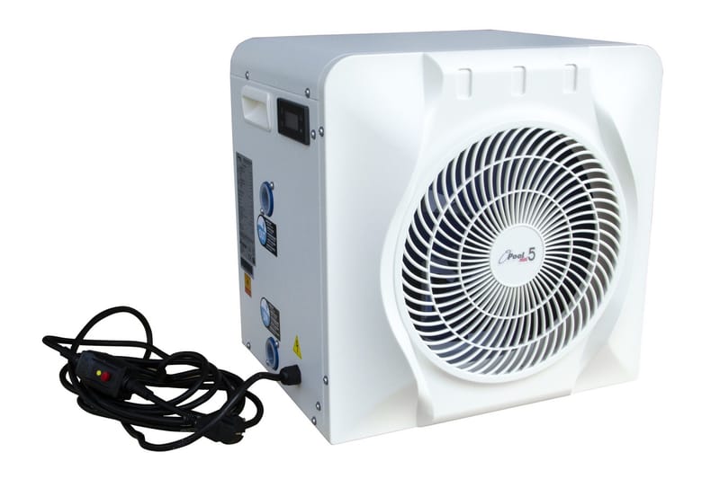 Poolvarmepumpe 5 kW til fritstående pool | Splash - Hvid - Hvid - Have - Udendørsbad - Pooltilbehør - Poolvarme - Poolvarmer