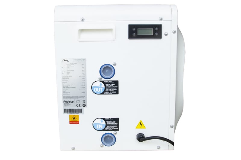 Poolvarmepumpe 5 kW til fritstående pool | Splash - Hvid - Hvid - Have - Udendørsbad - Pooltilbehør - Poolvarme - Poolvarmer