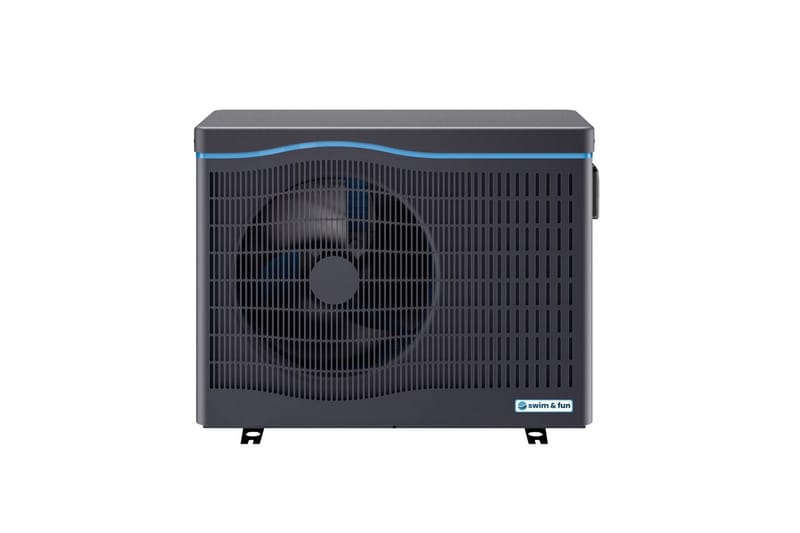 Varmepumpe til pool Swim & Fun Fuldt Inverter WiFi 9 kW (max 40 m3) - 9 kW (max 40 m3) - Have - Udendørsbad - Pooltilbehør - Poolvarme - Poolvarmer