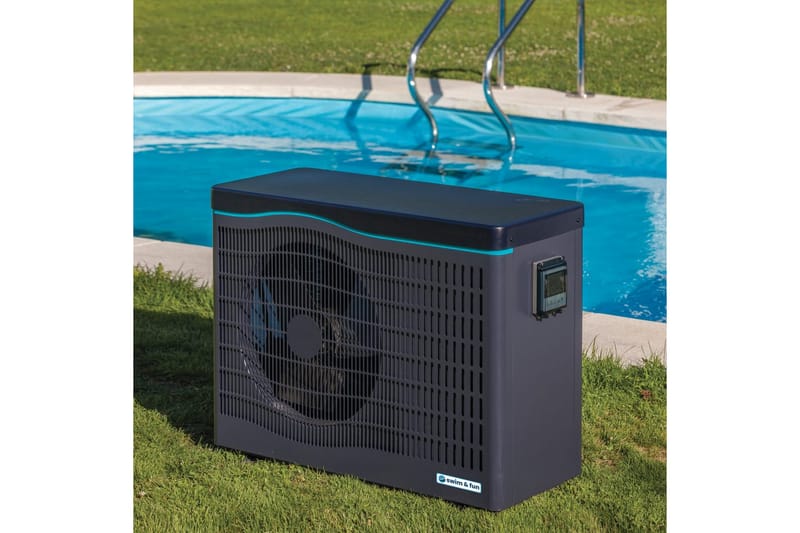 Varmepumpe til pool Swim & Fun Fuldt Inverter WiFi 12 kW (max 50 m3) - 12 kW (max 50 m3) - Have - Udendørsbad - Pooltilbehør - Poolvarme - Poolvarmer