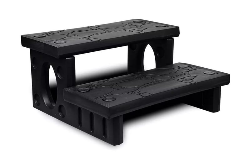 Sort Spa Trin - Have - Udendørsbad - Pooltilbehør - Spa trapper