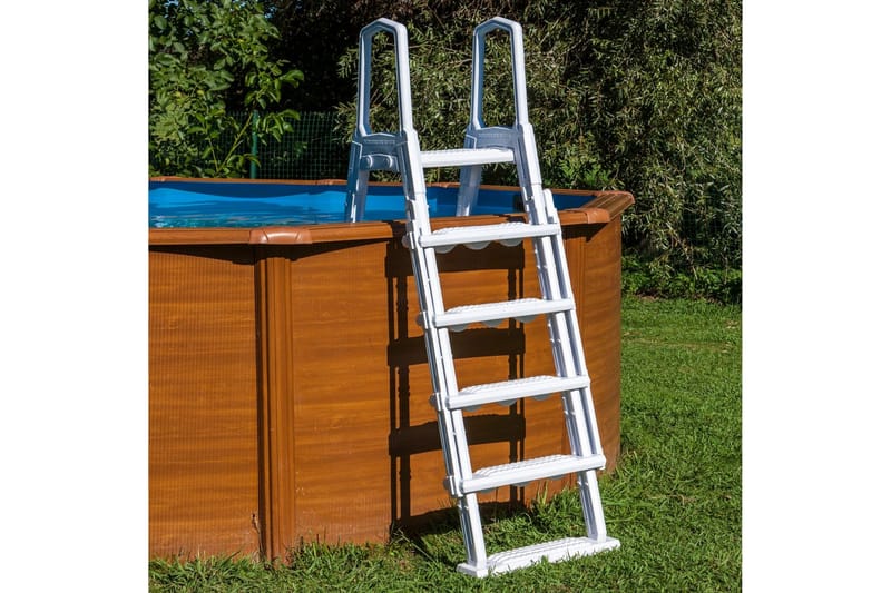 Stige til fritstående pool Gre Skridsikre Aftagelige Trin - Have - Udendørsbad - Pooltilbehør - Poolstige