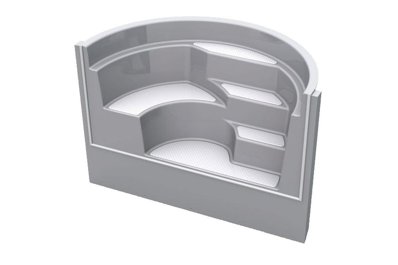 Trappe Planet Pool Malaga 225 Hvid, undefined