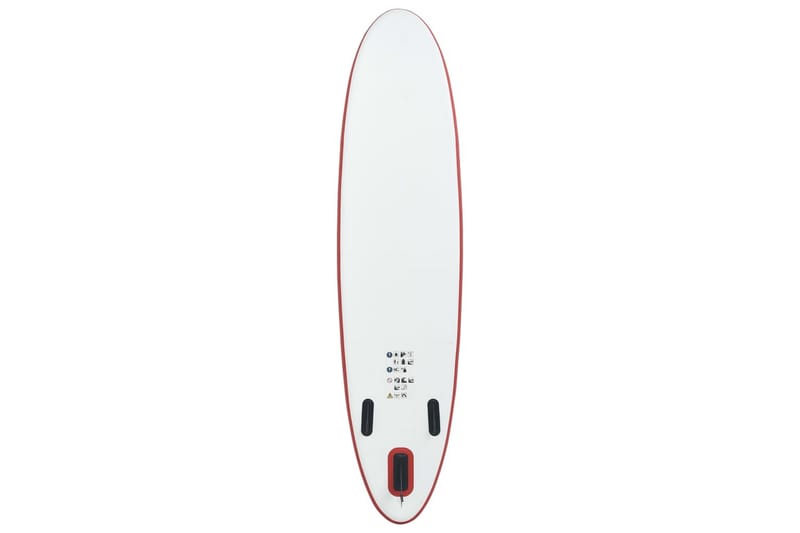 Stand Up Paddle Board-Sæt Sup Surfbræt Oppustelig Rød Og Hvi - Rød - Have - Udendørsbad - Pooltilbehør - Vandlegetøj