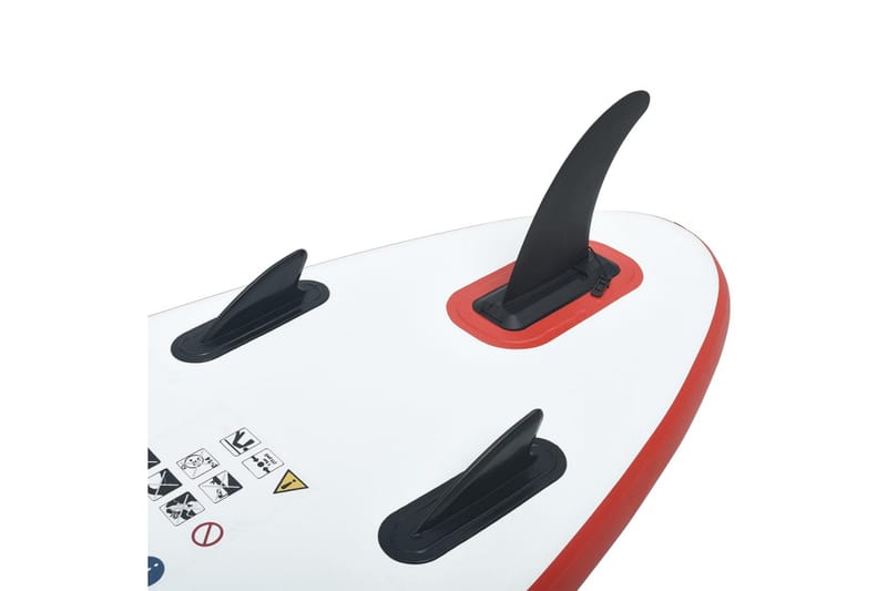 Stand Up Paddle Board-Sæt Sup Surfbræt Oppustelig Rød Og Hvi - Rød - Have - Udendørsbad - Pooltilbehør - Vandlegetøj