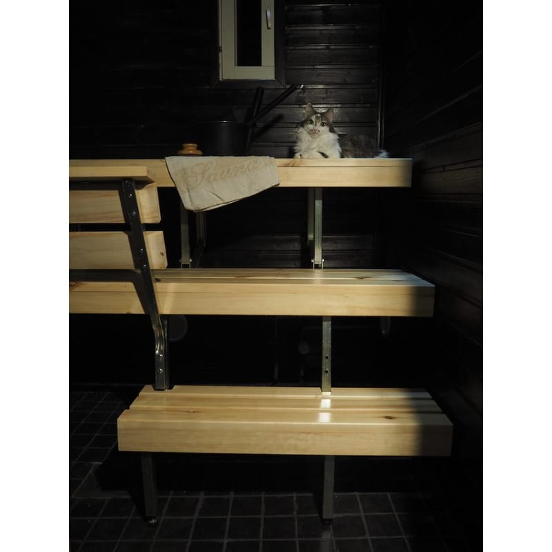 Saunabænk ramme Varax Sammenklappelig - Have - Udendørsbad - Sauna - Sauna indretning - Saunapanel