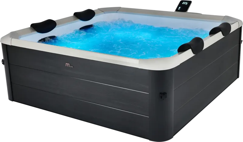 Spabad MSpa F-OS063WAP Oslo Plus XL Aero Frame 4 pers - Sort - Have - Udendørsbad - Spabade - Udendørs Spa
