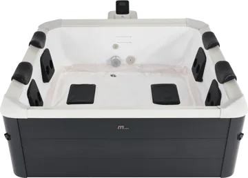 Spabad MSpa F-OS063WAP Oslo Plus XL Aero Frame 4 pers - Sort - Have - Udendørsbad - Spabade - Udendørs Spa