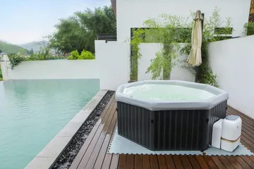Spabad MSpa Tuscany Frame til 6 personer - Have - Udendørsbad - Spabade - Oppustelige Spa