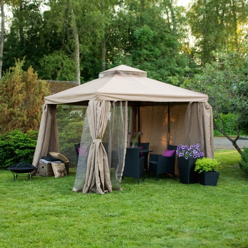 Gazebo HOME4YOU - Beige - Have - Udestue & fritidshus - Lysthus