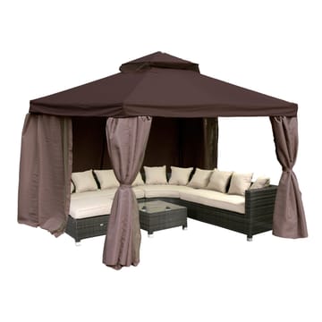 Gazebo HOME4YOU - brun - Have - Udestue & fritidshus - Lysthus