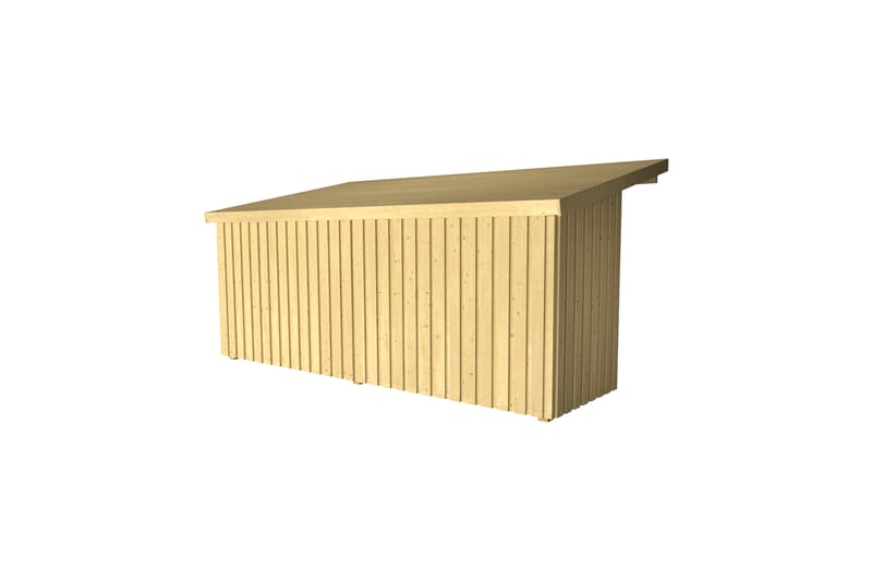 PLUS Nordic Multi Havehus Vægmodel  9,5 m² - Halvlukket - Grå - Have - Udestue & fritidshus - Hytter