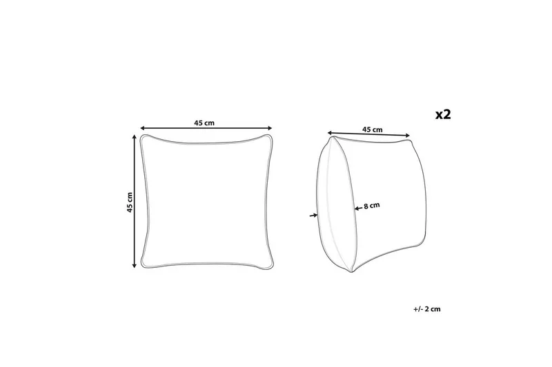 Pyntepuder Pudding sæt med 2 - Tekstiler - Pude & plaid - Pyntepuder & pudebetræk