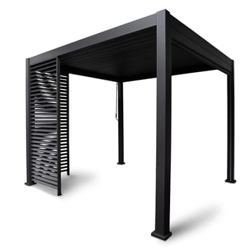 Lamellvæg til pavillon HOME4YOU Mirador-111 123,5 cm mørkegrå - Mørkegrå - Have - Udestue & fritidshus - Lysthus