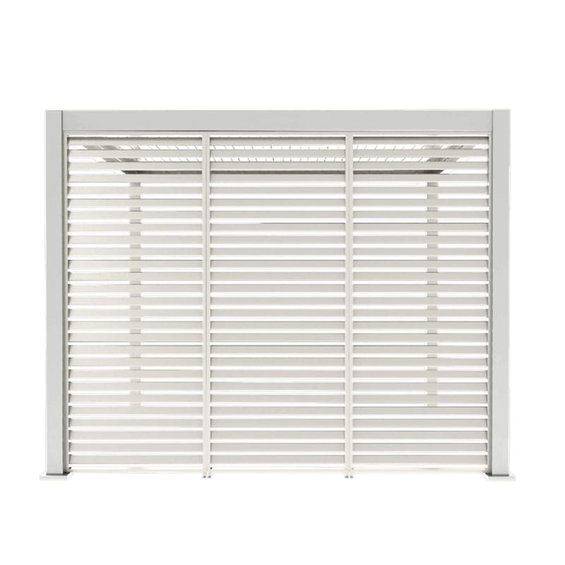 Lamellvæg til pavillon HOME4YOU Mirador-111 123,5 cm Hvid - Hvid - Have - Udestue & fritidshus - Lysthus