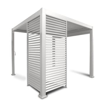 Lamellvæg til pavillon HOME4YOU Mirador-111 123,5 cm Hvid - Hvid - Have - Udestue & fritidshus - Lysthus