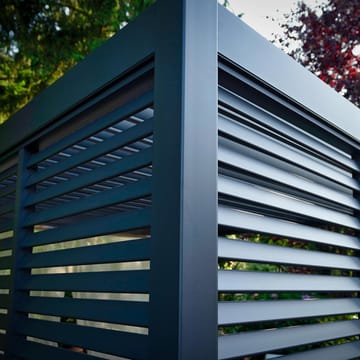Lamellvæg til pavillon HOME4YOU Mirador-111 123,5 cm mørkegrå - Mørkegrå - Have - Udestue & fritidshus - Lysthus