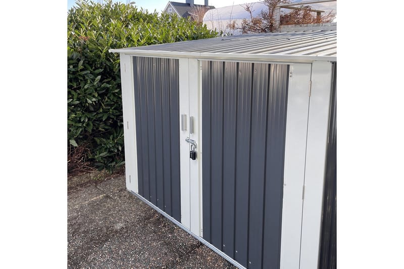 Cykelskur 4,2 m² til 4 cykler - Have - Udestue & fritidshus - Opbevaringsskur & haveskur - Cykelskur & cykelstativ