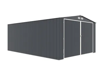 Förråd Eddison 20,5 m² Dark grey - Have - Udestue & fritidshus - Opbevaringsskur & haveskur - Redskabsskur