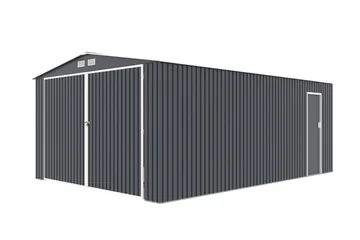 Förråd Eddison 20,5 m² Dark grey - Have - Udestue & fritidshus - Opbevaringsskur & haveskur - Redskabsskur