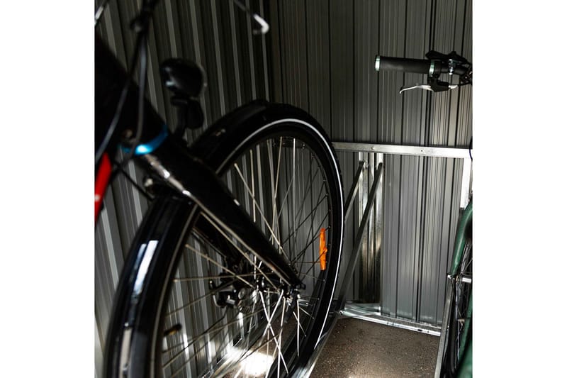 Fornorth Cykelskur til to cykler 142x198x157 cm - Mørkegrå - Have - Udestue & fritidshus - Opbevaringsskur & haveskur - Cykelskur & cykelstativ