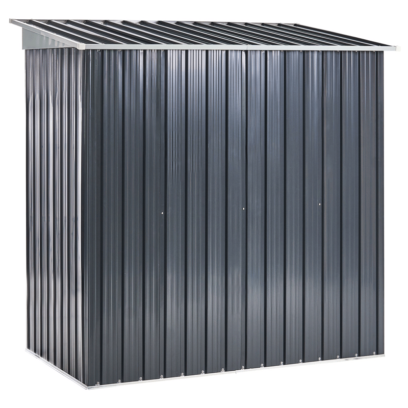 Haveskur Acilia 110x174 cm - Grå/Hvid - Have - Udestue & fritidshus - Opbevaringsskur & haveskur - Redskabsskur