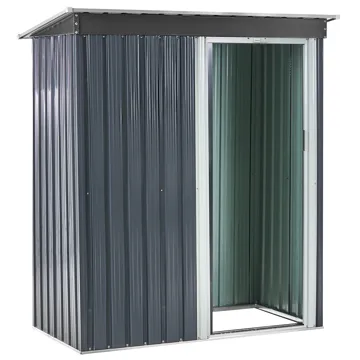 Haveskur Aisone 89x150 cm - Grå/Hvid - Have - Udestue & fritidshus - Opbevaringsskur & haveskur - Redskabskur