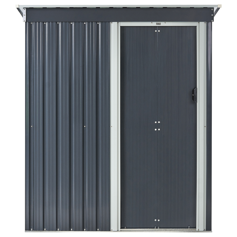 Haveskur Aisone 89x150 cm - Grå/Hvid - Have - Udestue & fritidshus - Opbevaringsskur & haveskur - Redskabskur