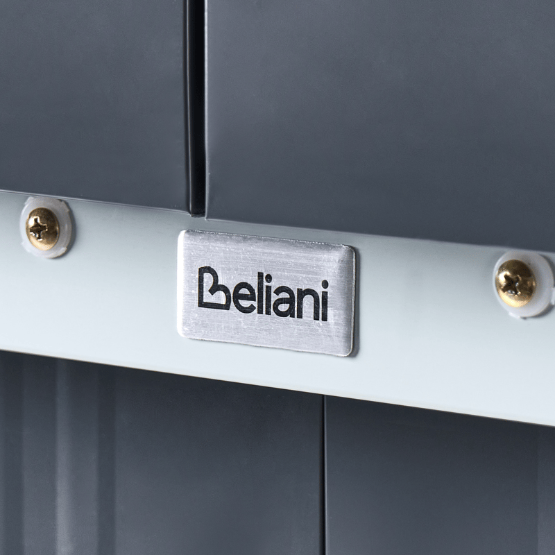 Haveskur Cirella 118x194 cm - Grå/Hvid - Have - Udestue & fritidshus - Opbevaringsskur & haveskur - Redskabskur