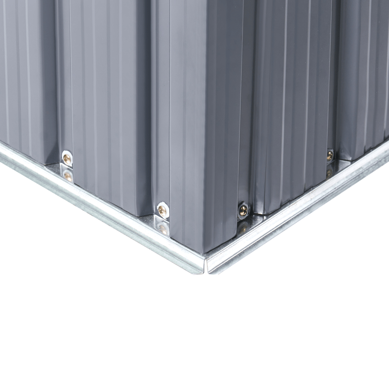 Haveskur Cirella 118x194 cm - Grå/Hvid - Have - Udestue & fritidshus - Opbevaringsskur & haveskur - Redskabskur