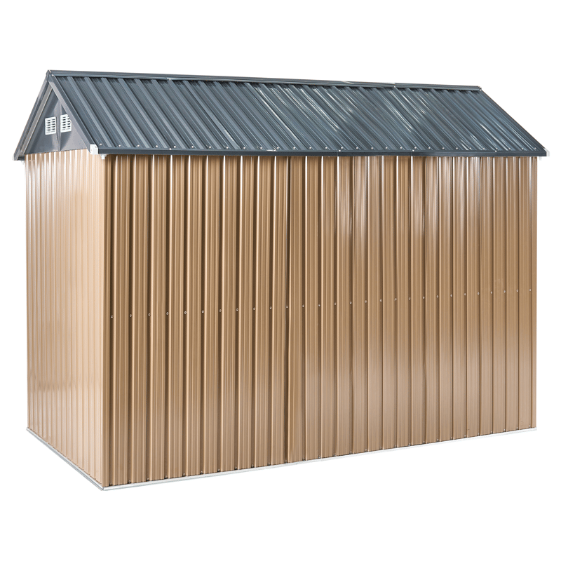 Haveskur Nocciano 220x313 cm - Brun/Grå - Have - Udestue & fritidshus - Opbevaringsskur & haveskur - Redskabsskur