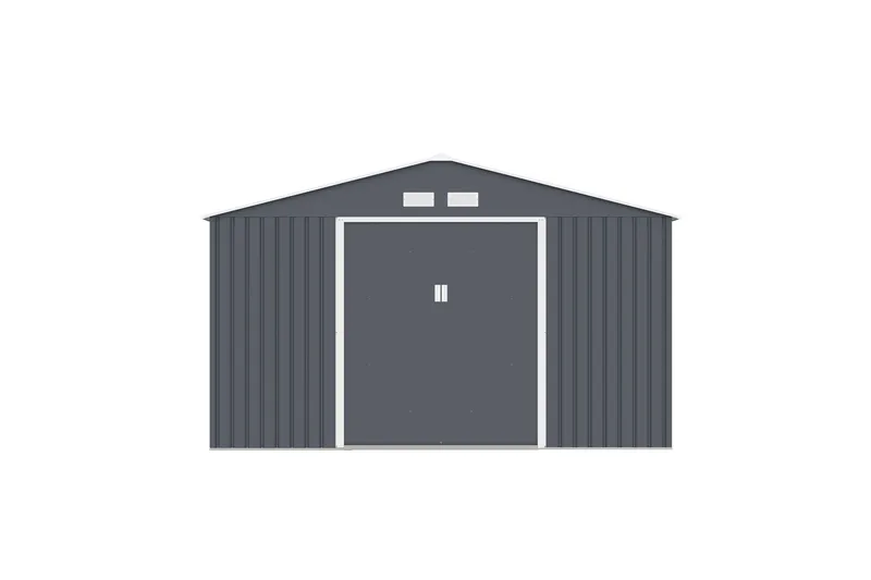 Jerone Lagerhus 13,2 m² - Mørkegrå - Have - Udestue & fritidshus - Opbevaringsskur & haveskur - Redskabsskur