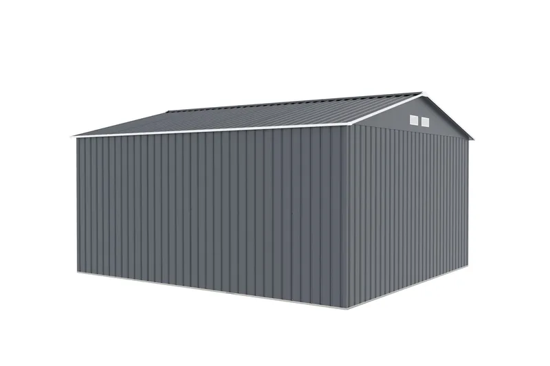 Jerone Lagerhus 13,2 m² - Mørkegrå - Have - Udestue & fritidshus - Opbevaringsskur & haveskur - Redskabsskur