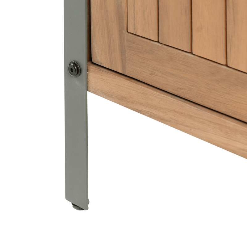 Køkkenskab til udendørs brug Ivrea akacietræ - Brun/Grå - Have - Grill - Udekøkken - Komplette udekøkkener