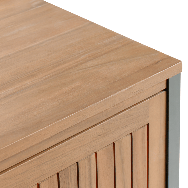 Køkkenskab til udendørs brug Ivrea akacietræ - Brun/Grå - Have - Grill - Udekøkken - Komplette udekøkkener